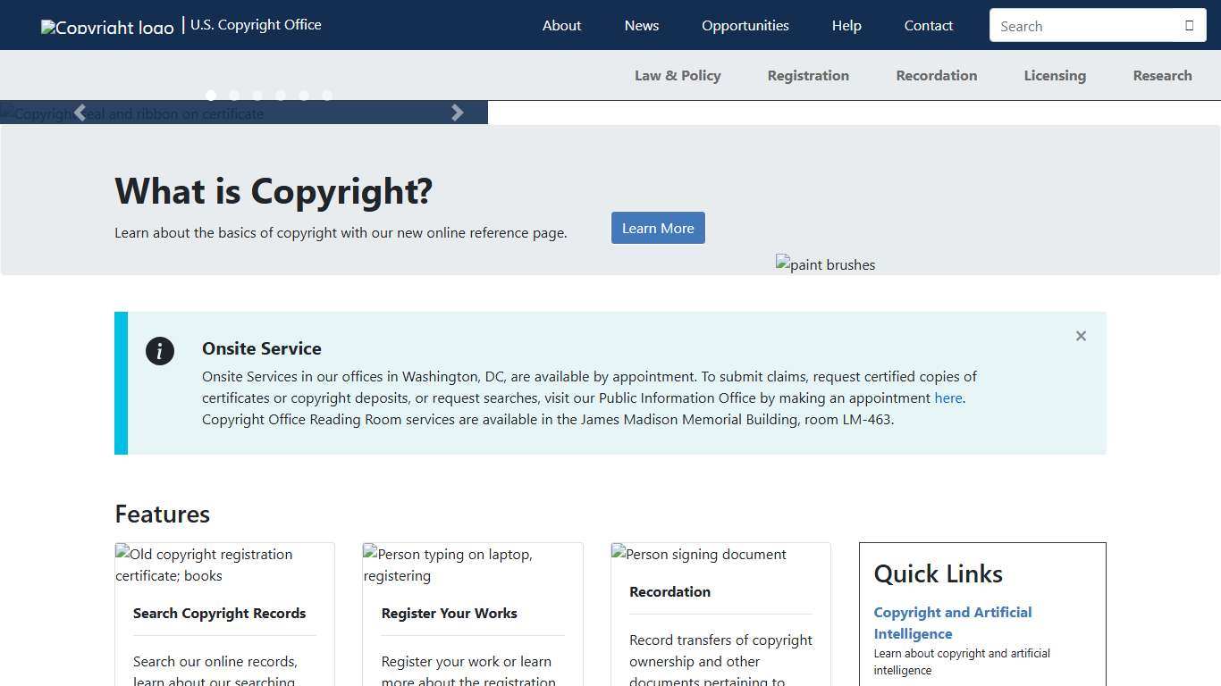 U.S. Copyright Office | U.S. Copyright Office